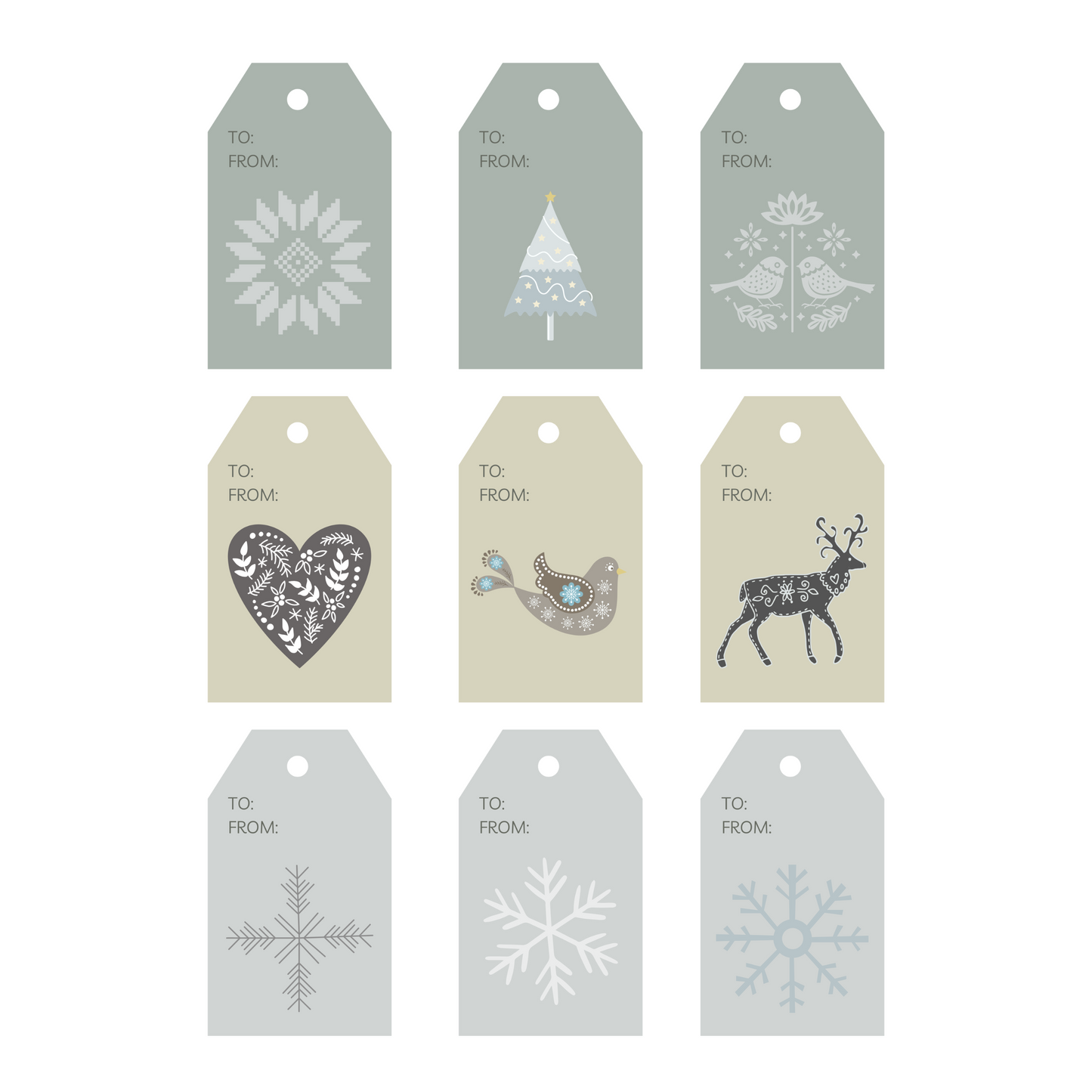 Nordic Gift Tags