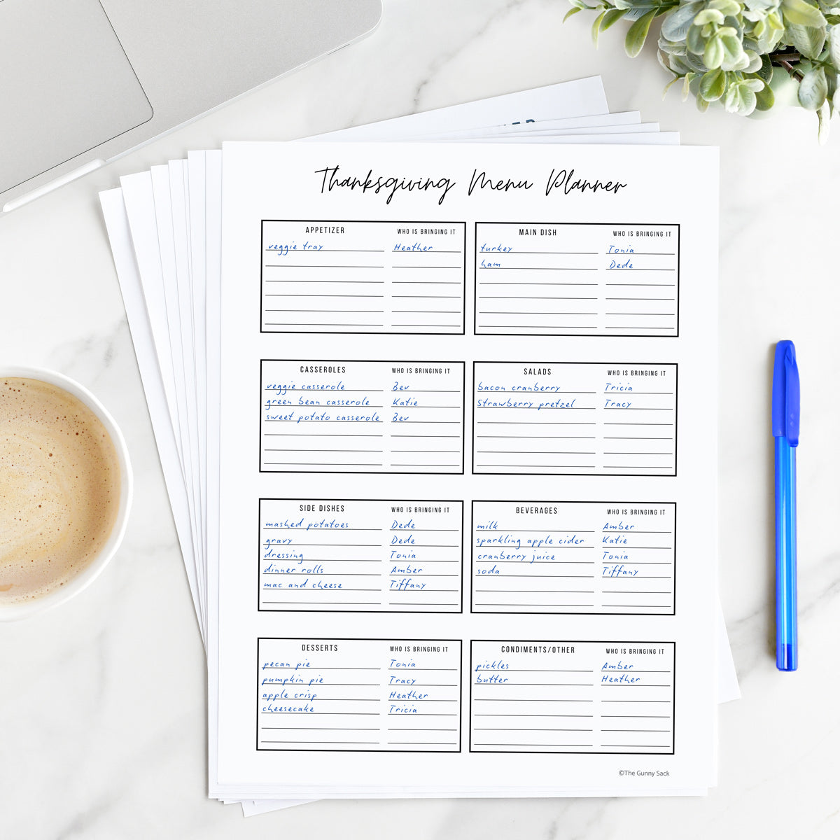 Thanksgiving Planner